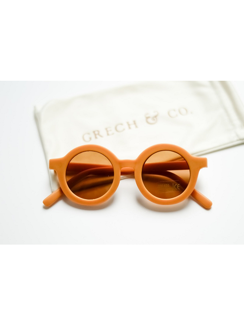 [GRECH&amp;CO] Original Round Sustainable Sunglasses 키즈용 - Golden