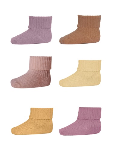 [엠피키즈] Cotton rib baby socks 533 6color
