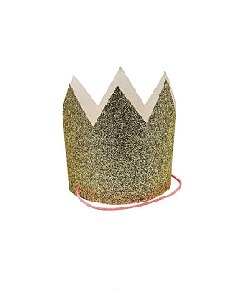 메리메리 Mini Gold Glittered Crowns