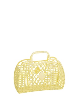 [SUN JELLIES] Retro Baskets Small - Yellow