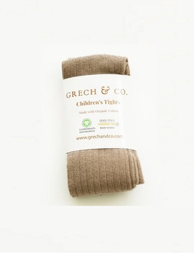 SS21[GRECH&amp;CO] Organic Cotton Tights - Stone