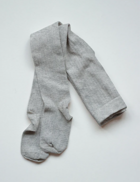 [THE SIMPLE FOLK] AW21_THE RIBBED TIGHT_GRAY MELANGE