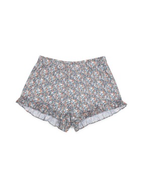 [MIPOUNET] PRINTED POPELIN FLOWERS SHORT - MULTICOLOR