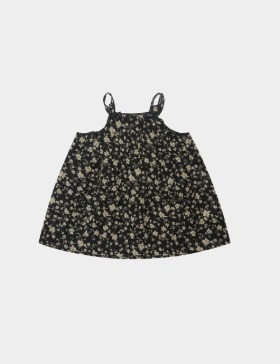 [SS22][CARAMEL] AGAVE BABY DRESS S22BF - BLACK FLORAL