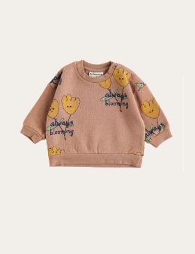 [AW22 THE CAMPAMENTO] FLOWERS ALLOVER BABY SWEATSHIRT