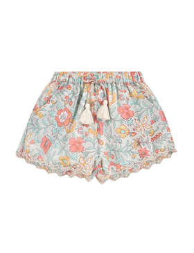 [SS22 LOUISE MISHA] SHORTS VALLALOID GRI-S22-S0709 - WATER FLOWERS 3.4.8Y
