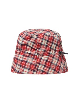 [AW22 CARAMEL] BUCKTHRON HAT_RED CHECK