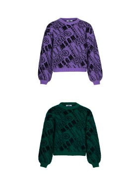 [AW22 MSGM] MAGLIONE GIRL MS029172 2COLORS