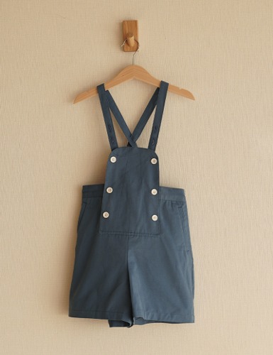 [SS23 MF #14] suspender shorts_blue