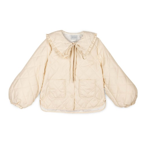 [MIPOUNET]GIULIA COLLARED QUILTED JACKET